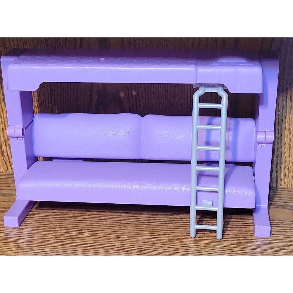Mattel Barbie Dream House Purple Convertible Sofa Couch to Bunk Bed w Ladder
